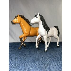 Spirit Untamed Spirit And Bonnie Dreamworks 7.5" Tall 2 Action Figure Horses
